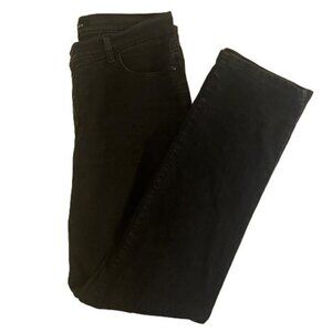Women’s Lee Relaxed Fit Straight Leg High Rise Black Jeans Size 12 Large